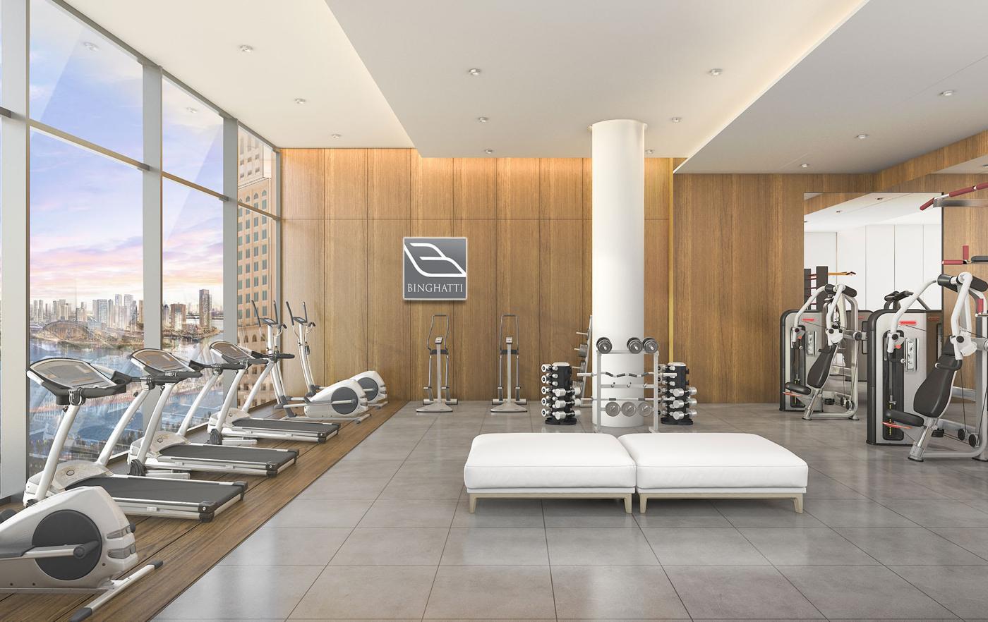 Binghatti Avenue: Gym