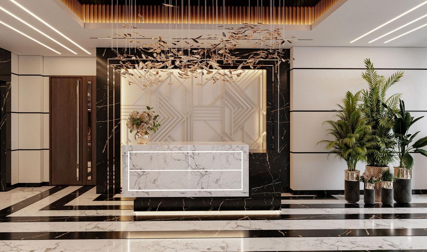 Maya 4 Residential Building: Lobby